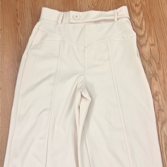 NWT,Fashion Nova,Sasha Wide Leg Pants - Cream Elegant Cream Women's Pants,Size M - Picture 7 of 12